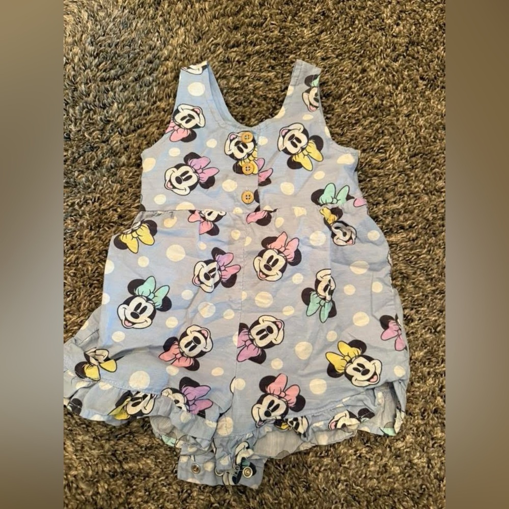 Minnie Mouse Polka Dot Romper